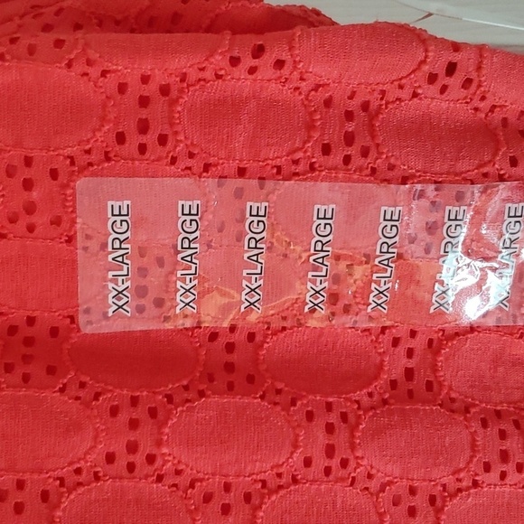 New Gorgeous Plus Size Coral Dress Size XXL - Picture 7 of 8